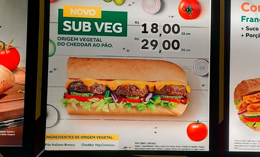 Subway doa sanduíches para instituições e profissionais da saúde