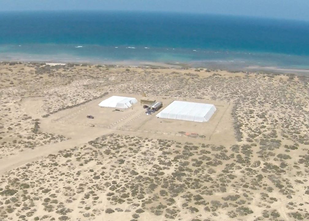 Estufa de água do mar na Somália (2017)